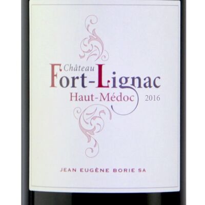 RED WINE BORDEAUX CHATEAU FORT LIGNAC HAUT MEDOC 2016