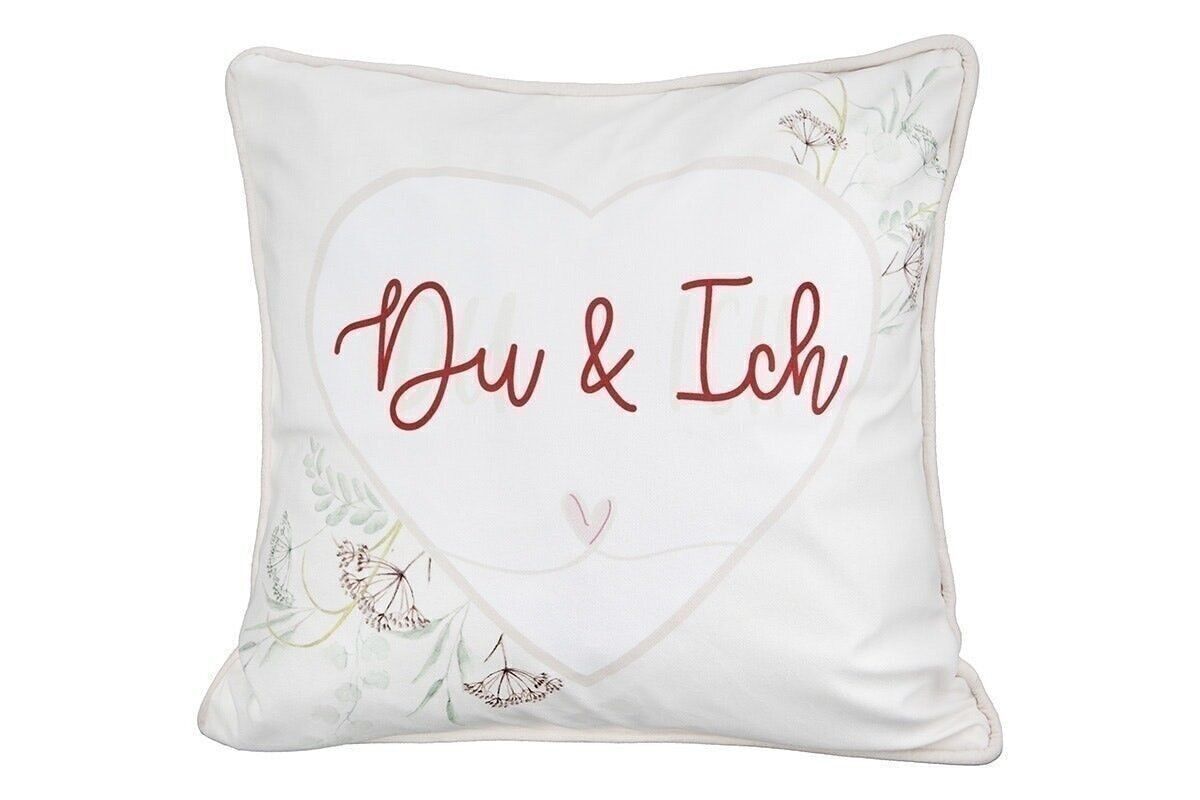 Cuscino in tessuto "Io e te" VE 3