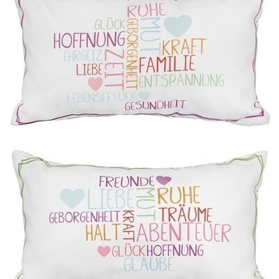 Fabric cushion "Keywords" VE 4 so