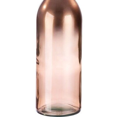 Glas Vase "Douro" Kupfer metallic