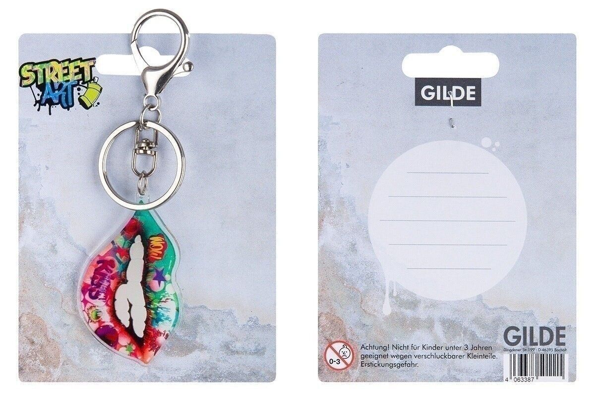 Metal key ring "Street Art" VE 12 so