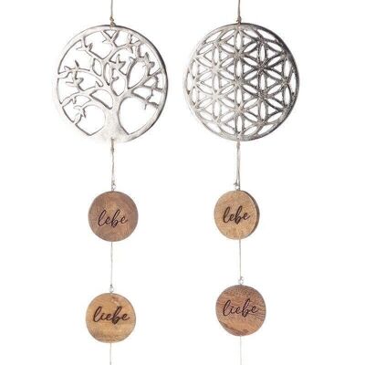 Aluminum hanger "Tree of Life/Flower of Life" VE 4 so