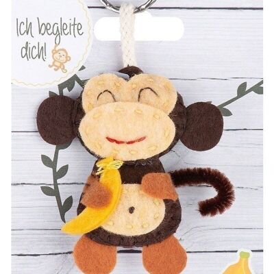 Felt key ring "monkey" VE 12