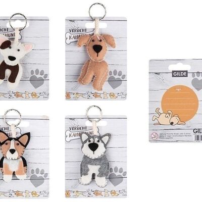 Felt key chain "dog" VE 12 so