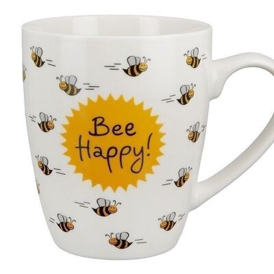 Porzell Tasse "Bee Happy" VE 6