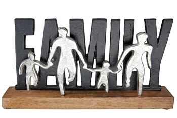 Lettrage en aluminium "Famille" VE 2 so 3