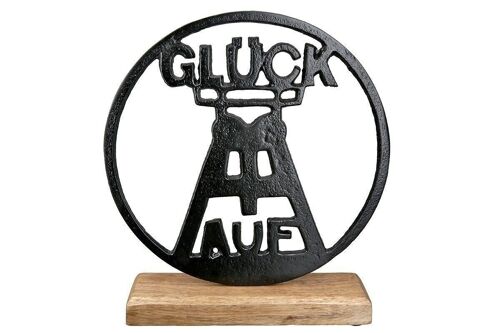 Alu Kreis "Glück auf" VE 2