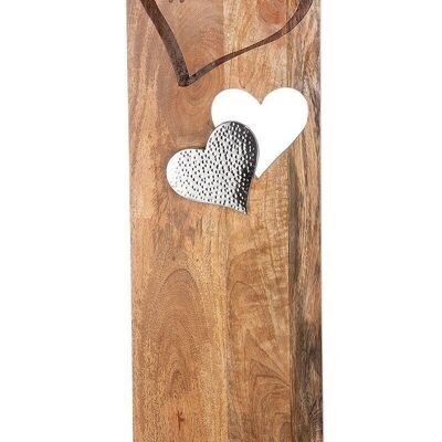 Wooden Stand Relief "Heart"