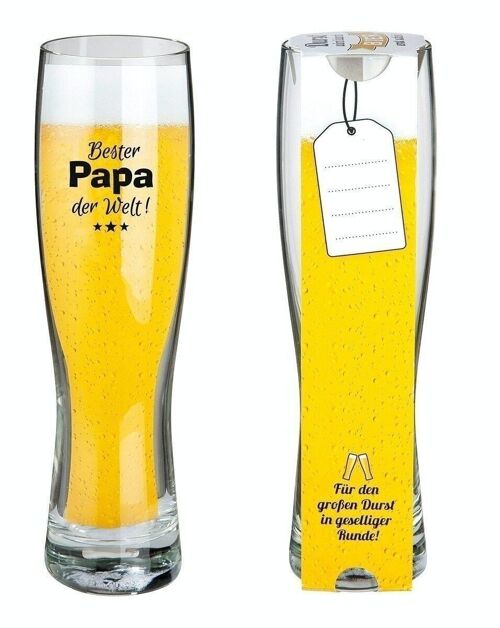 Glas Weizenbierglas "Papa" VE 6