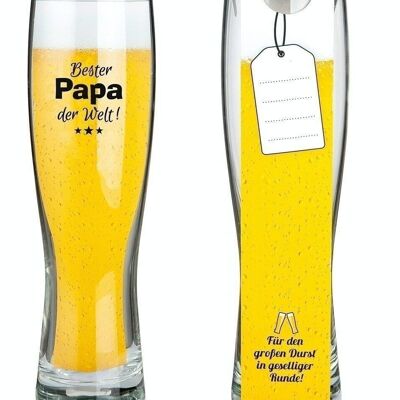 Verre à bière blanche "Papa" VE 6