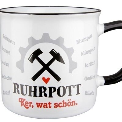 Taza de cerámica "Ruhrpott - Ker, what beautiful" VE 6