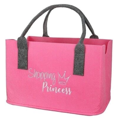 Felt bag "Shopping Princess" VE 4