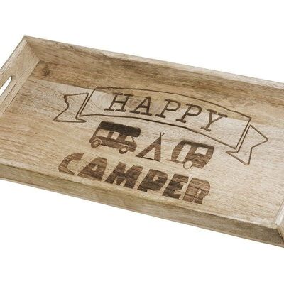 Vassoio decorativo in legno "Camping" VE 4