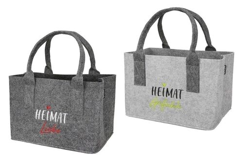 Filz Tasche klein "Heimat" VE 6 so