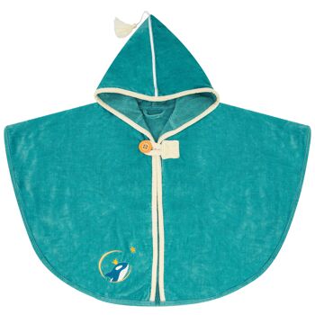 CAPE DE BAIN ORQUE BLEU OCEAN - Cadeau de noël bébé 1