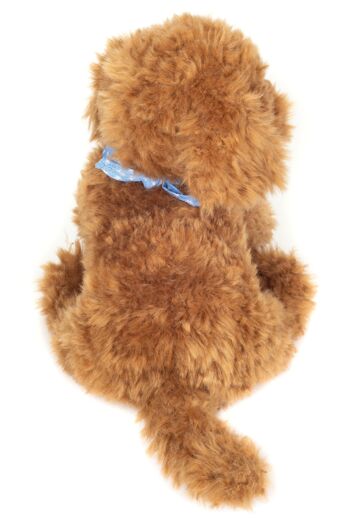 Goldendoodle assis 30 cm - peluche - peluche 9