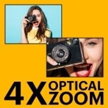 KODAK Pixpro FZ45 - Appareil Photo Numérique Compact 16.44 Mégapixels, Zoom Optique 4x, Ecran LCD de 2.7 pouces, Vidéo HD 720p, Plie AA - Rouge 3