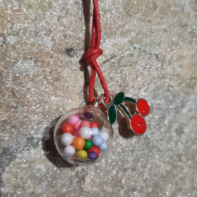 Cherry on the Cake Long Necklace