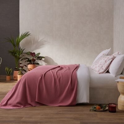 Cotton bedspread Melisa Pink