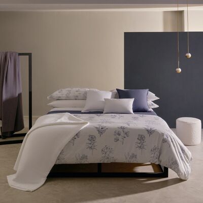 Bettbezug aus Baumwolle mit Fadendichte 200 Adalia Blue