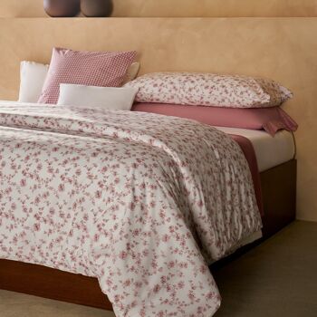 Housse de couette en coton 200 fils Fiona Rose 2