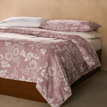 Housse de couette en coton 200 fils Tatiana Rosa 2