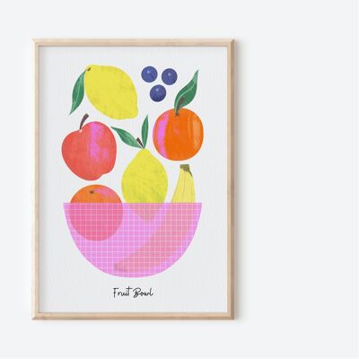Fruit Bowl, Art Print