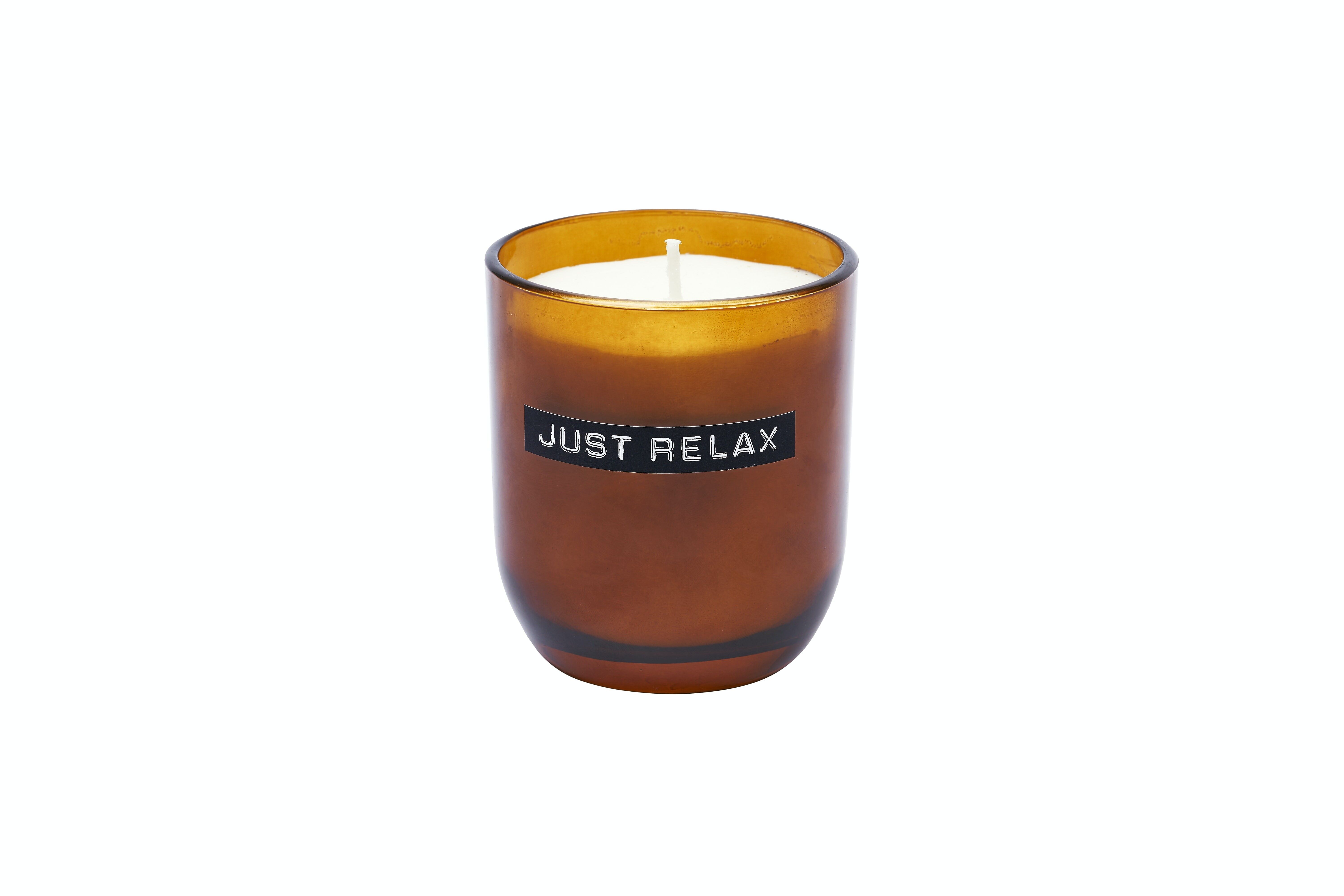 Buy wholesale Candle jar Amber Cedarwood 'Just Relax'