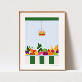 Print "Super Market" (A3) 1