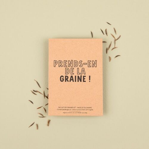 Prends-en de la graine ! - Sachet de graines de Nigelle de Damas