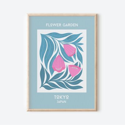 Flower Garden (Tokyo), Art Print