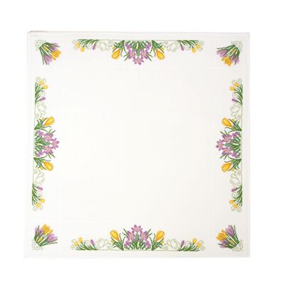 DIY Counted Cross Stitch Set, Spring Flower Garden Cross Stitch Pattern, Spring Home Decor, 90 x 90 cm
