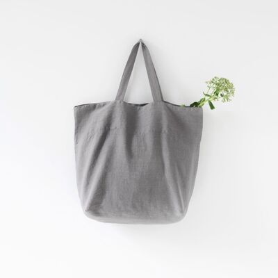 Ash Linen Big Bag