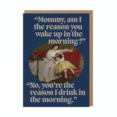 Morgens lustige Muttertagskarte