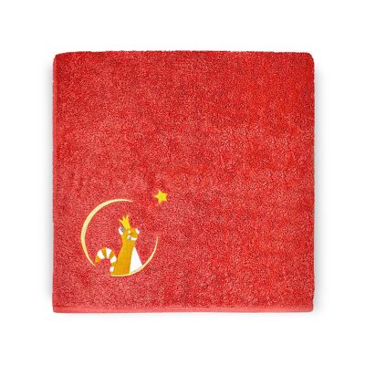 TOALLA 70x140 RED PANDA TERRACOTA - Regalo de Navidad infantil