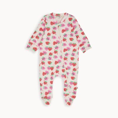 Printed zip front sleepsuit