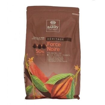 CACAO BARRY - CHOCOLAT NOIR - FORCE NOIR 50% CACAO 2