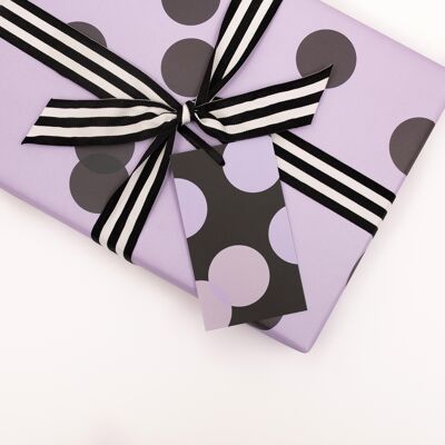 Viola a pois | 3 x etichette regalo