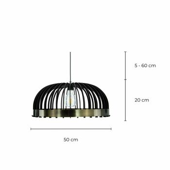 Suspension en bois de peuplier Linigo 6