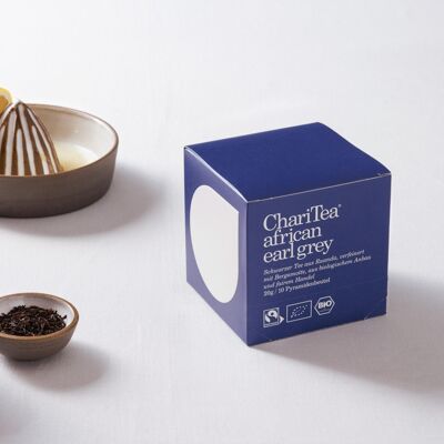 ChariTea african earl gray pyramid bags for 6