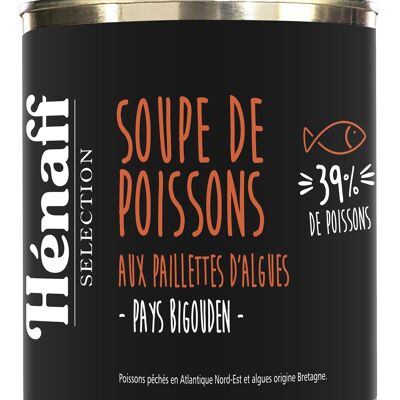 Fischsuppe mit Algenflocken Hénaff Sélection