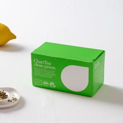 ChariTea clean green double chamber bags for 6