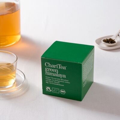 ChariTea vert himalaya pyramide sachets pour 6