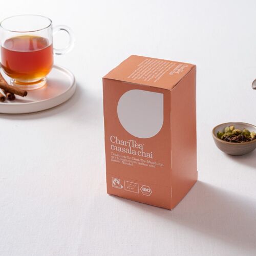 ChariTea masala chai Doppelkammerbeutel 6er