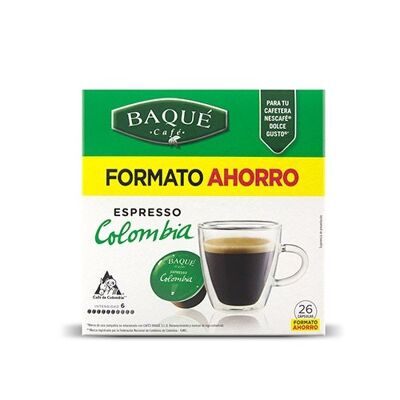 CAFÉ COLOMBIA AHORRO DG CAPS COMPATIBLES