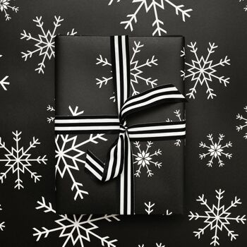 Flocon de neige | 3 x étiquettes cadeaux 3