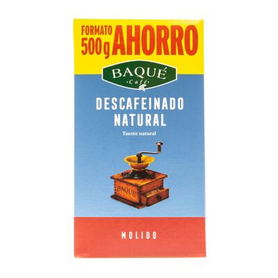 CAFÉ BAQUE PACK DESCAF NATURAL 