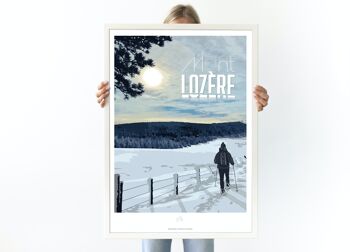 Affiche Mont-Lozère - Poster de Lozère - Occitanie, France 3