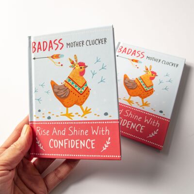 Badass Mother Clucker - Rise and Shine With Confidence Quote Book