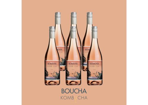 Boucha Kombucha Blush (case x6 750ml bottles)